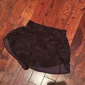 Black Camo lululemon Athletic Shorts